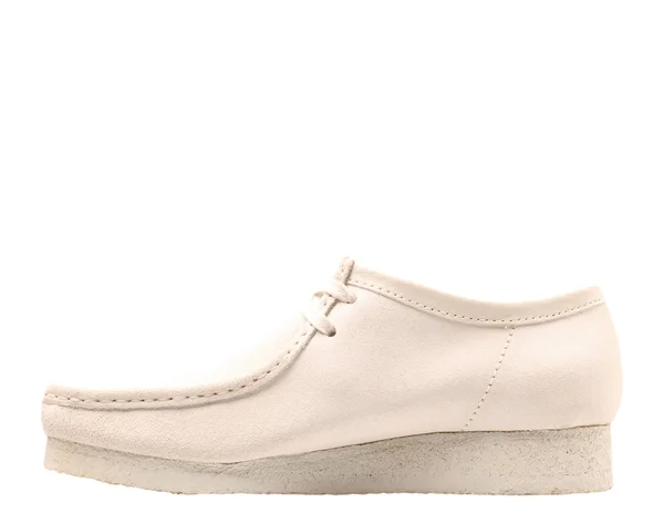 Clarks Men's Wallabee White Chalky Suede - 8