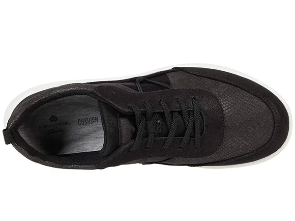 Clarks Lulu Walk Women's Shoe (Black - Size 8 - Fabric)