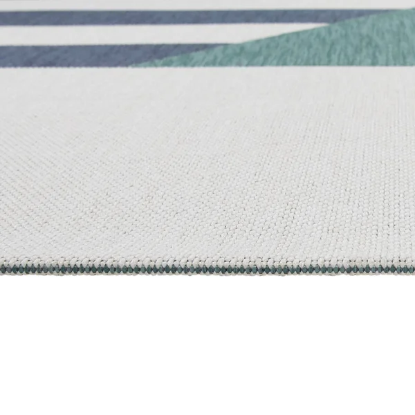 Project 62 7'x10' Preppy Diagonal Outdoor Rug - Blue