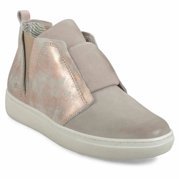 Miz Mooz Laurent Women's Leather Sneaker - Rose Metallic Size 36