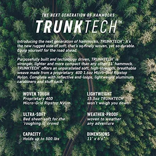 Grand Trunk TRUNKTECH Single Hammock - Navy/Green