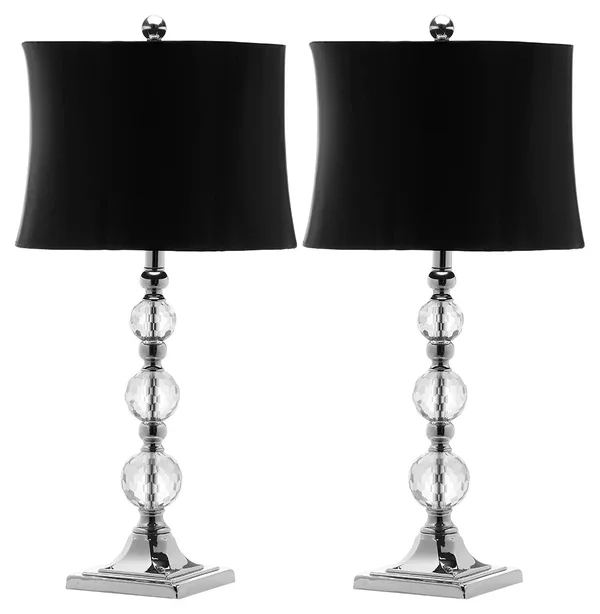 Stacked Crystal Ball Table Lamp (Set of 2) - Transparent by Ashley HomeStore