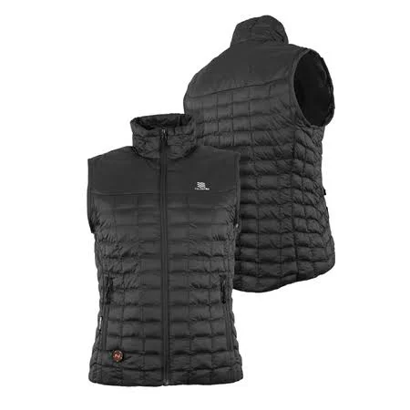 Mobile Warming MWWV04010220 Women's Black Heated Vest, SM, 7.4V