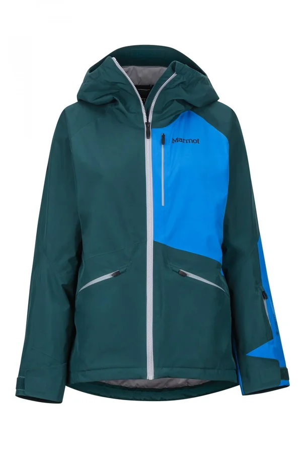 Marmot Women's Lightray Jacket - M - Deep Teal/Clear Blue