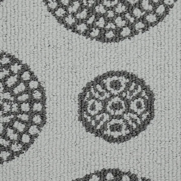 Garland Rug Memento Area Rug - 5 ft. x 7 ft, Silver/Cinder Gray