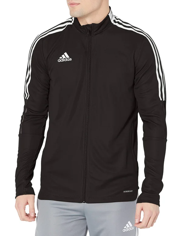 Adidas Men's Tiro 21 Track Jacket Black, 2XLT - Tall