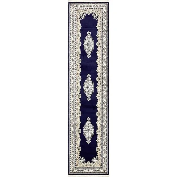 Unique Loom Windsor Narenj Area Rug (3& x 13& Runner - Blue)
