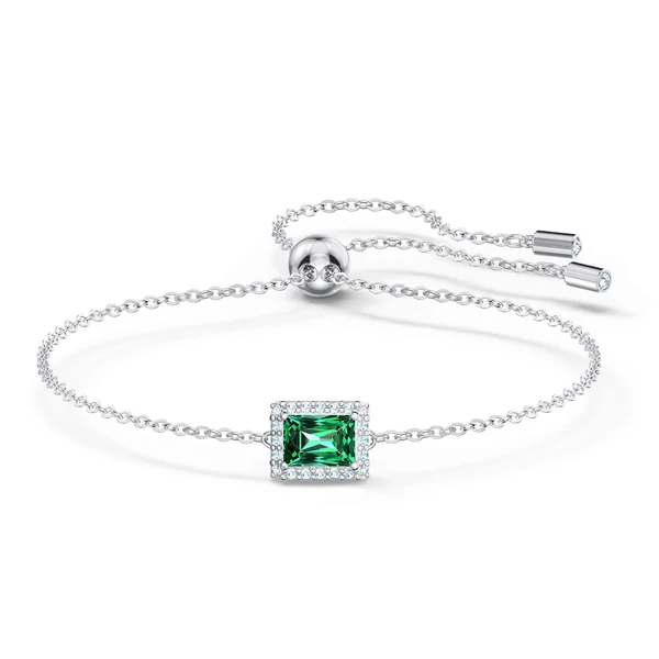 Swarovski Angelic Green Rectangular Pull Bracelet