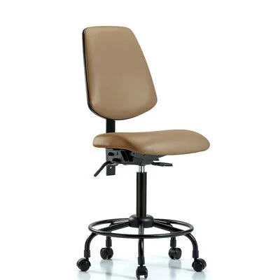 Symple Stuff Trista Drafting Chair, Black