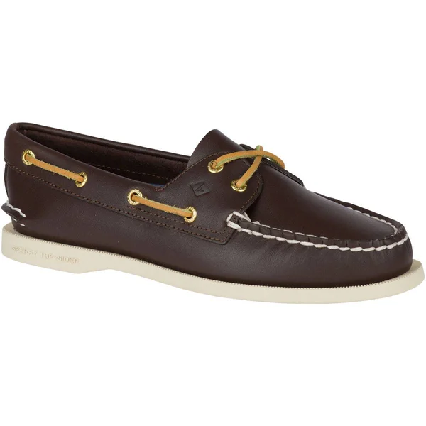 Sperry Top-Sider Women's Authentic Original Two-Eye Boat Shoe - Brown, 5.5