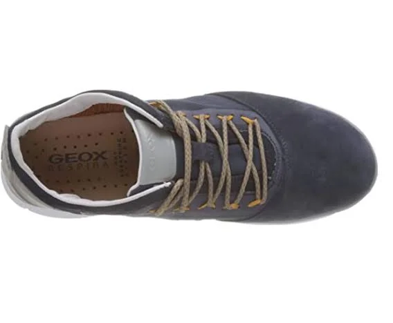 Geox U Nebula Mens Gray Suede Lace Up Low Top Sneakers Shoes