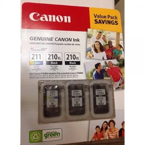 Canon Value Pack 211/210xl/210xl, Black