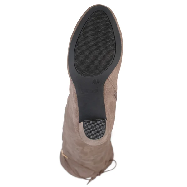 Journee Collection Women's &Maya& Faux Suede Regular and Wide Calf Over-The-Knee Boots - 9 Medium Width/Wide Calf - Taupe