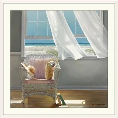 &Getaway& Karen Hollingsworth Painting Print Highland Dunes Format: White Frame - Size: 32x22 H x 32x22 W x 1x22 D