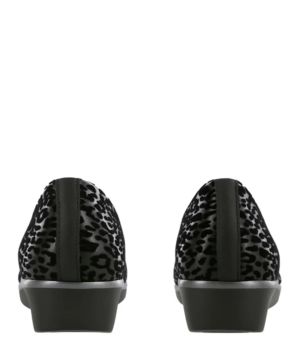 SAS Women's Bliss Black Leopard 10.5 Medium