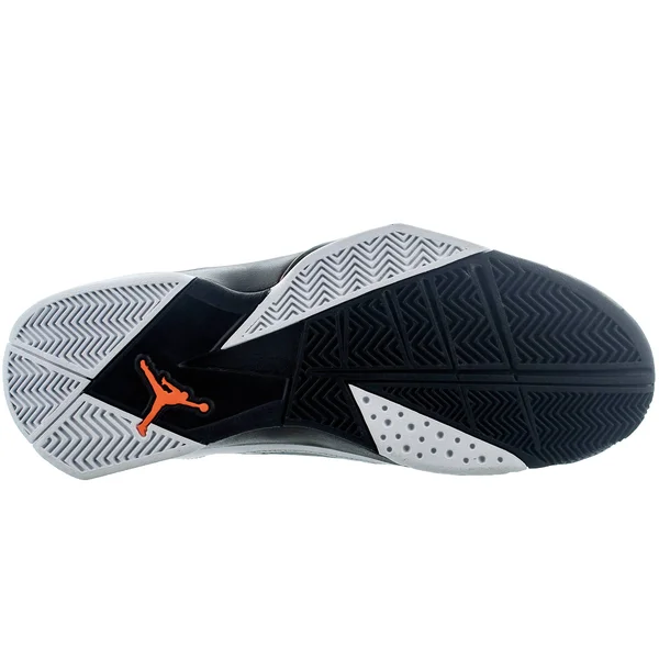 Jordan True Flight White/Total Orange/Wolf Grey Men's Shoes - Size: 9.5