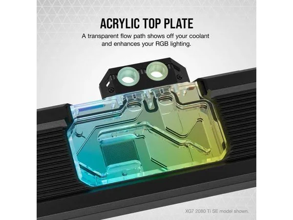 Corsair Hydro x Series XG7 RGB 30-Series Strix GPU Water Block (3090, 3080 Ti, 3080, 3070 Ti, 3070)