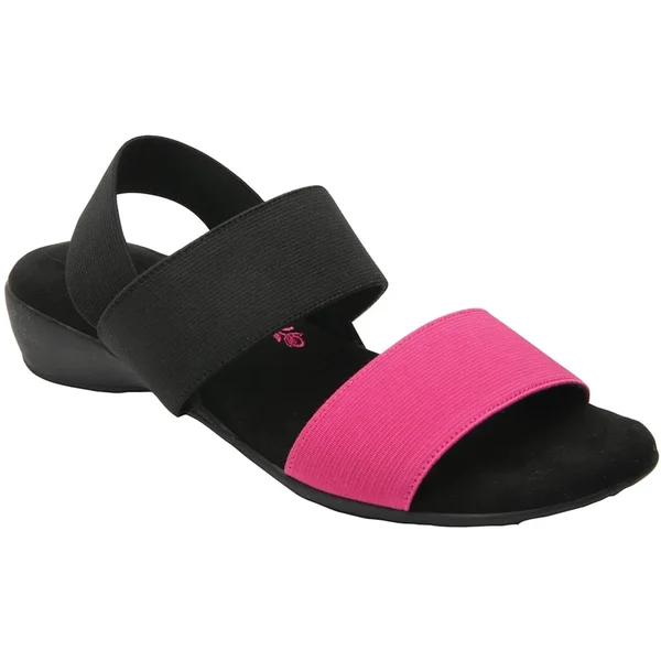 Women's Ros Hommerson Melissa Strappy Sandal - Size: 6, Black