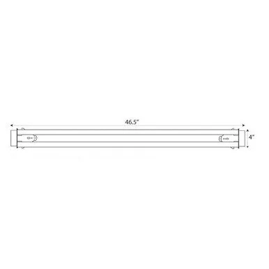 Litetronics RF45UQT135C 45W LED 120-277V 83 CRI 3500K 6300 Lumen 2-Tube Retrofit