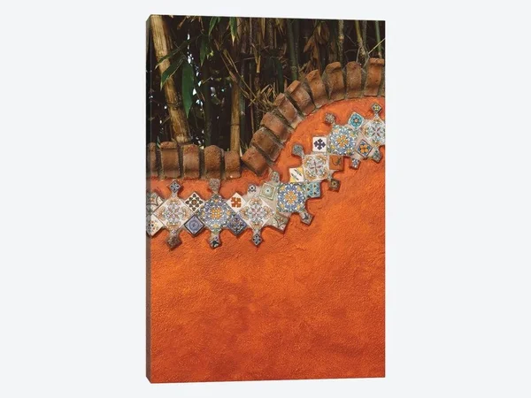 Mexican Tile Canvas Artwork Print by Bethany Young