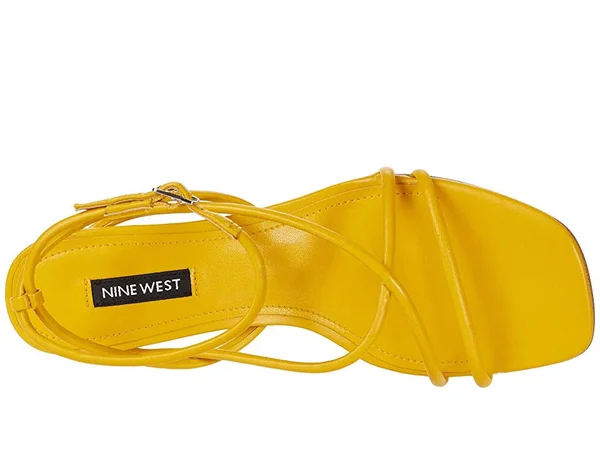 Nine West Women's Nolan Sandals - Yellow - 7.5M