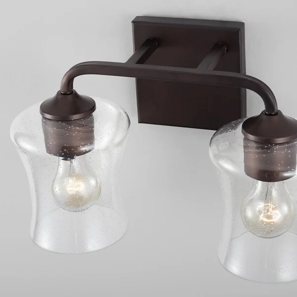 Capital Lighting 139221BZ-499 Reeves 2 Light Vanity, Bronze