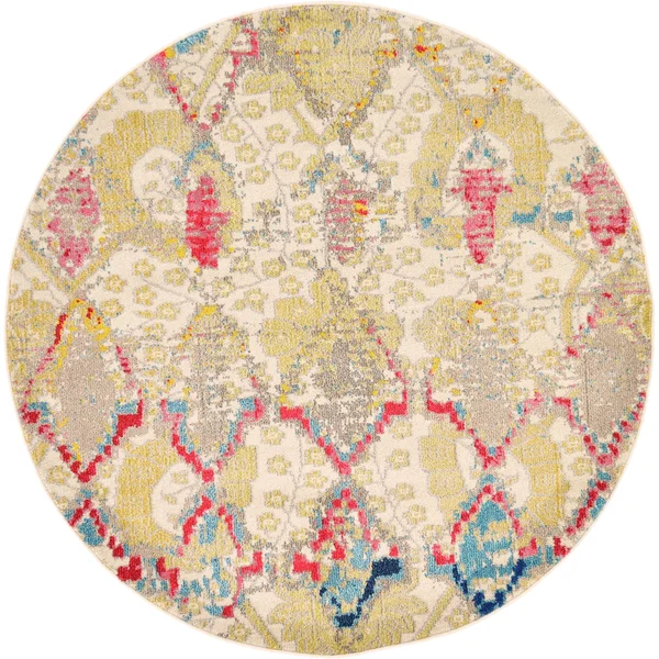 Unique Loom Sedona Beige 6 ft. x 9 ft. Area Rug