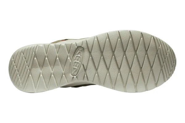 Keen Men's Highland WP Shoe - 9.5 - Dark Olive, Silver Birch