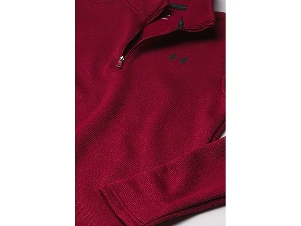 Under Armour Boys&& Sweaterfleece Zip - Red - Youth Large
