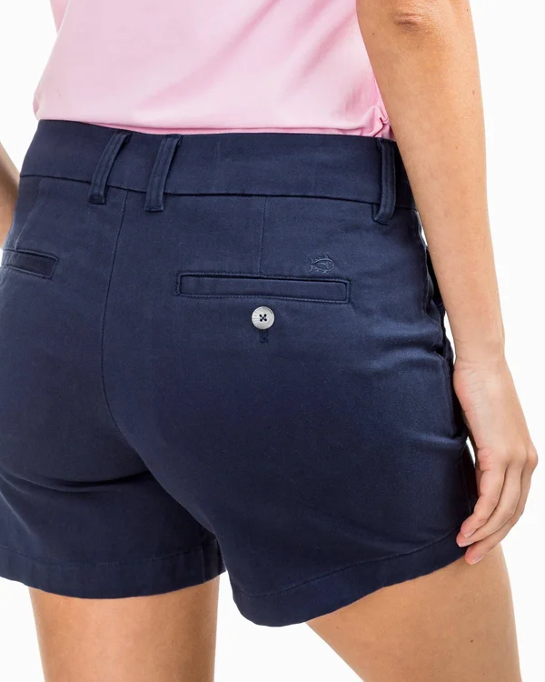 Southern Tide Women's Caroline Short 5 inch - 10 - Navy