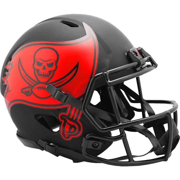 Riddell 9585562550 NFL Tampa Bay Buccaneers Helmet - Authentic Full Size Speed Style Eclipse Alternate
