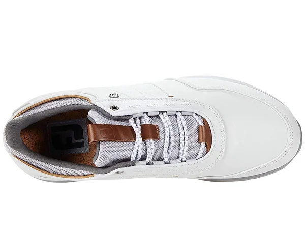 FootJoy Men's Stratos Spikeless Golf Shoes Size 10, White