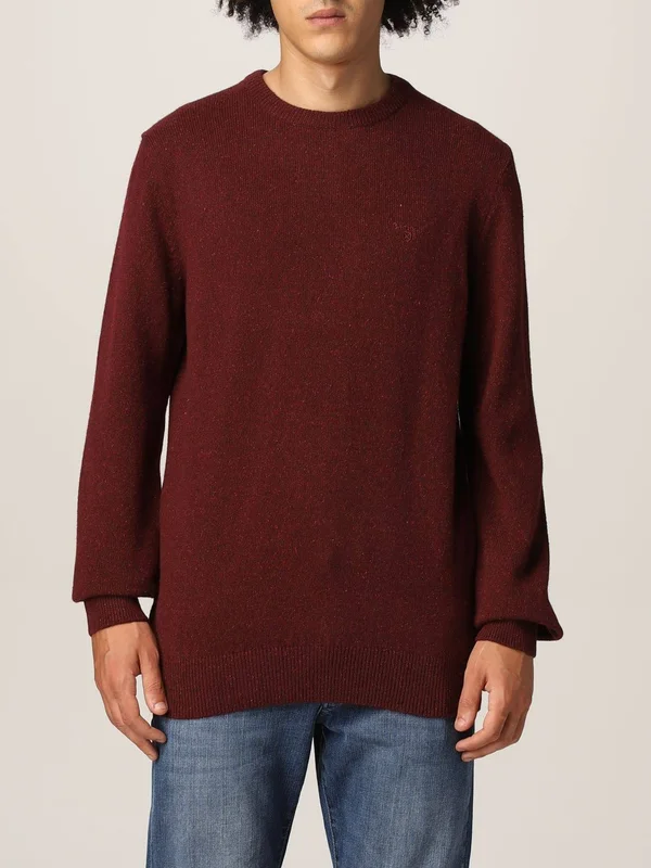 Barbour Tisbury Crew Neck Sweater - Ruby - L