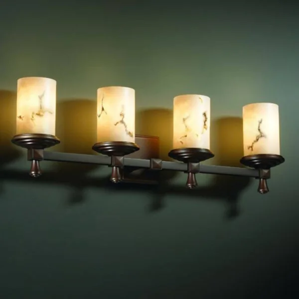 Justice Design-FAL-8534-10-CROM-LumenAria - Deco 4-Light Bath Bar