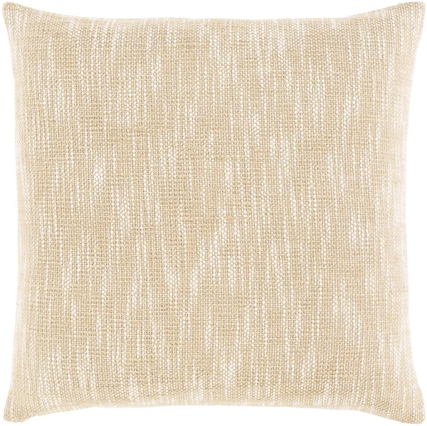 Surya USR007-2222D Suri 22 x 22 inch Cream/Tan Pillow Kit Square