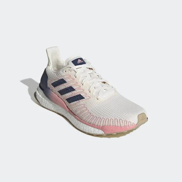 Adidas SolarBoost 19 Shoes Chalk White 5 - Womens Running Shoes