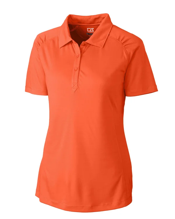 Cutter & Buck LCK02563 Women DryTec Northgate Polo College Orange 4XL