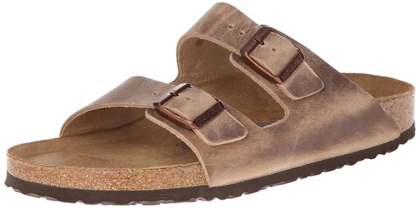 Birkenstock Arizona Soft Footbed Sandals - Oiled Leather Tobacco - 44