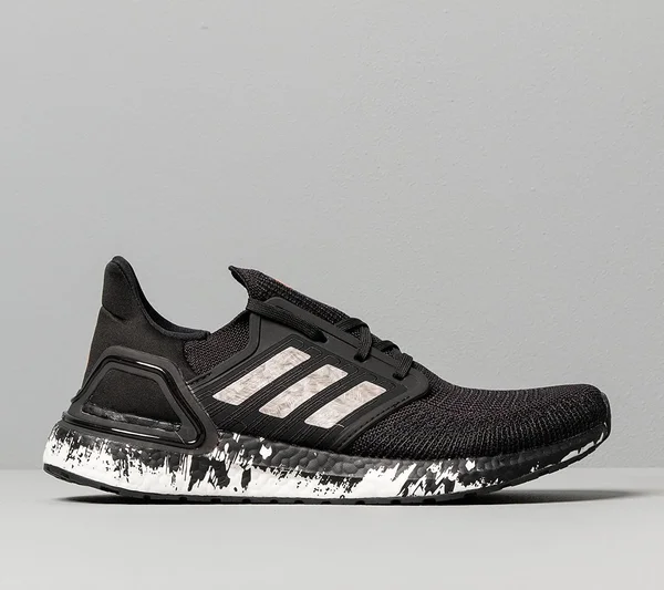 Men's Adidas Ultraboost 20 Core Black White Signature Coral