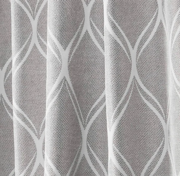Nicole Miller Circuit Hidden Tab Top Curtain Panel Pair - Size: 52 x 96, Gray