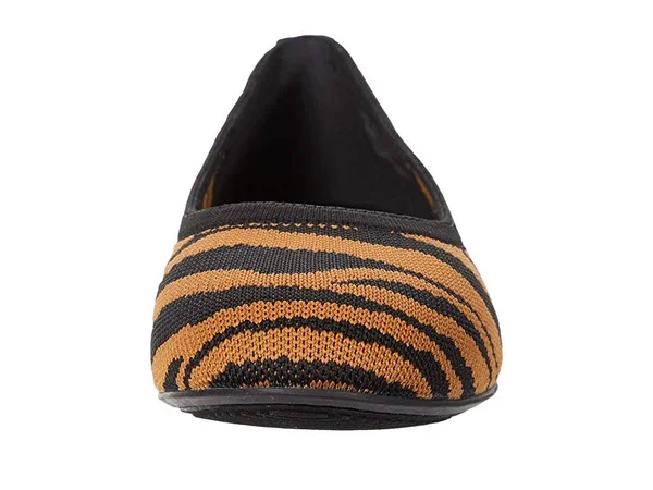 Women's SoftWalk Sonora Knit Ballet Flat, Size: 11, Black