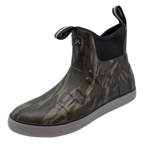 Huk Men's Rogue Wave Deck Boots - Mossy Oak Bottomland