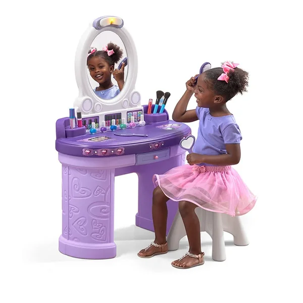 Step2 Pretty & Posh Kids Vanity Set with Stool