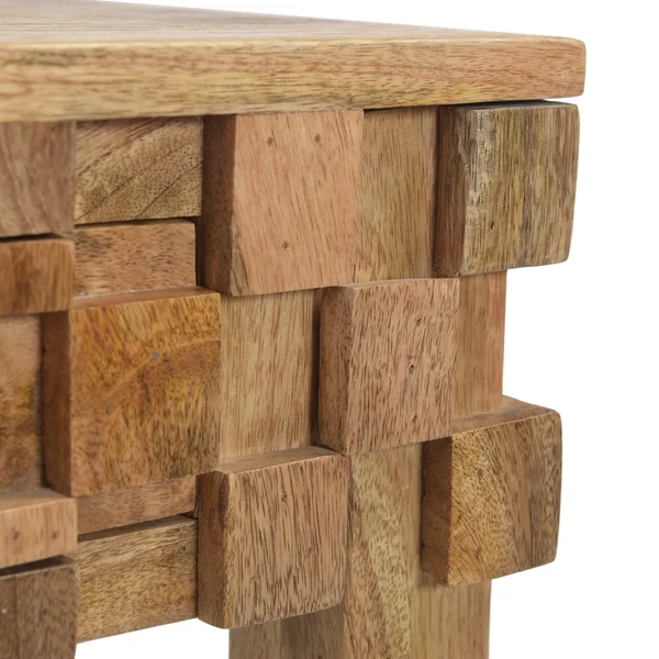 Gentilly Modern Handcrafted Mango Wood End Table by Christopher Knight Home - 22.00x22 W x 16.00x22 D x 24.50x22 H (Natural)