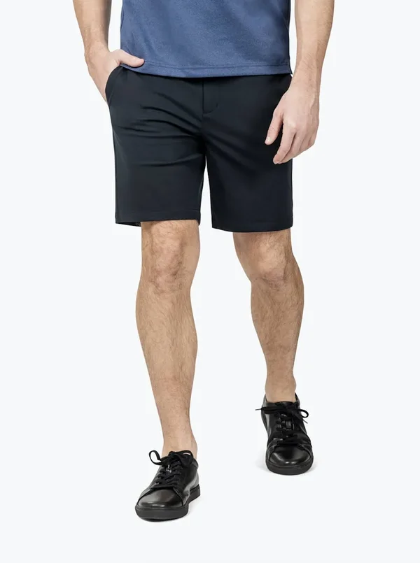 Most Comfortable, Stretch Woven Performance Dress Shorts - Men's Kinetic Short - Navy, 40