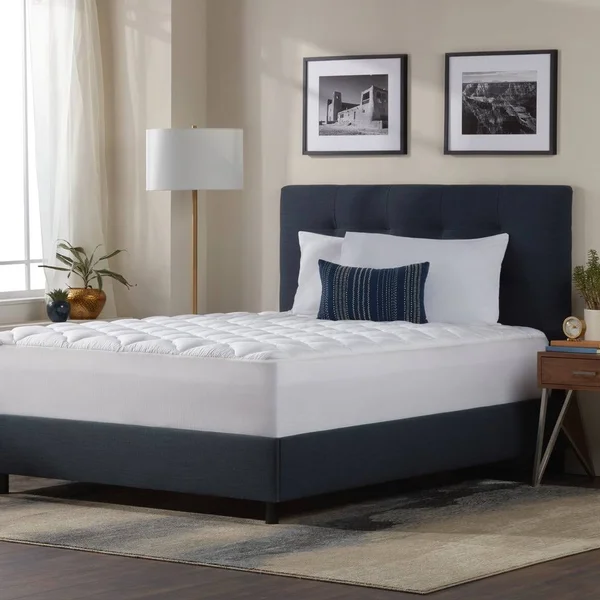 Kotter Home Extra Plush Fitted Mattress Pad (Olympic Queen)