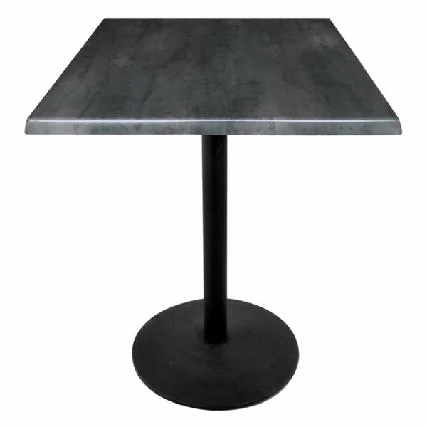 Holland Bar Stool OD214-2242BWOD36SQBlkStl 42 in. Black Table with 36 x 36 in. Indoor & Outdoor Black Steel Square Top