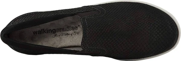 Walking Cradles Orleans Black Snake Print Sneaker (Women)