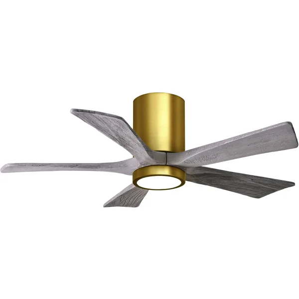 Irene Hugger Ceiling Fan with Light by Matthews Fan Company - Textured Bronze, IR5HLK-TB-BW-60