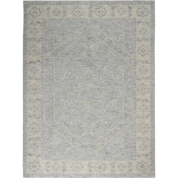 Nourison ASR02 Asher Blue Area Rug- 7&10x22 x 10&4x22